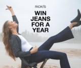 Ricki’s Contest: Win free jeans for a year