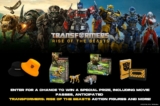 Win passes to the new Transformers movie, a set of action figures, a speaker, poster and more