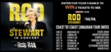 Win 1 of 6 pairs of tickets to see Rod Stewart in concert