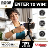 Win a Rode Vlogging Kit from Visions Electronics