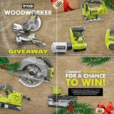 Ryobi Canada #RyobiNorth Giveaway: Win Ryobi power tools