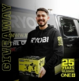 Ryobi 25 Years of Power Contest: Win a combo kit or 1 of 25 hoodies