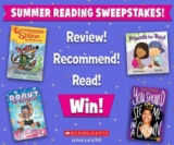 Scholastic Canada Summer Reading Contest: Win a book prize worth $100
