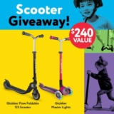 Mastermind Toys Scooter Giveaway: Win 2 Globber scooters