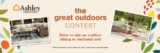 Ashley Homestore Great Outdoors Contest: Win an outdoor dining or sectional set