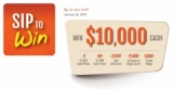 Robin’s Sip to Win Contest 2019: Win mugs, gift cards and up to $10,000 cash