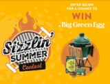 Sizzlin Summer Contest 2023: Win Large Ultimate Big Green Egg BBQ Kit Prize Pack and more