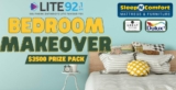 LITE 92 Bedroom Makeover Contest: Enter the keyword and win a $3,500 prize pack