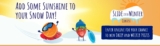 Sunkist Slide into Winter Contest: Win snow saucers and more at sunkistsunshine.ca