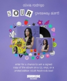 Sunrise Records Contest: Win a signed copy of Olivia Rodrigo’s ‘Sour’ album and more