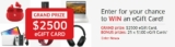 Bell Advantages Contest: Win a $2,500 The Source Gift Card