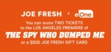 The Spy Contest: Win a trip to the Los Angeles premiere of The Spy Who Dumped Me at spycontest.ca