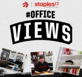 Staples and Toronto Raptors Office Views Contest: Win 1 of 3 home office setups valued at up to $1250