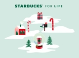Starbucks for Life 2021 Holiday Edition Promotion: Win 1 of over 160,000 prizes at starbucksforlife.ca