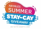 Air Miles Summer Stay-Cay Giveaway 2020: Opt in and win up to 100,000 Reward Miles at airmiles.ca/summergiveaway