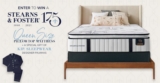 Win a Stearns & Foster Queen Size 175th Anniversary Mattress and more
