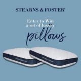 Stearns & Foster Contest: Win a set of luxury pillows