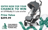 Children’s Education Funds Contest: Win an UPPAbaby’s G-Luxe stroller valued at $299