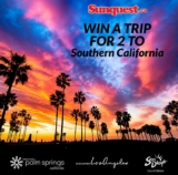 Sunquest Contest: Win a trip for two to Southern California