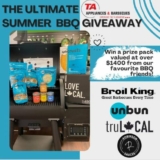 TA Appliances Contest: Win a BBQ prize pack valued at over $1,400