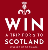 Tip Top Tailors Contest: Win a 5-night vacation to Edinburgh, Scotland