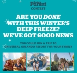 Today’s Parent Winter Contest: Win a family trip to Universal Orlando Resort