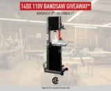 Win a Laguna 14BX Bandsaw valued at $1,999
