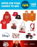 Mastermind Toys Turning Red Giveaway: Win a $400 prize pack and a 1-year subscription to Disney+