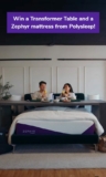 Win a Transformer Table worth $2600 & Zephyr mattress from Polysleep valued at $2,945
