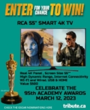 Tribute Oscars 2023 Contest: Win a 55″ Smart 4K TV