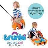 Oyaco Giveaway: Win a Tipu the Tiger ride-on suitcase by Trunki