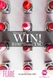 Flare and TSC Giveaway: Win 1 of 5 $100 savings cards from Today’s Shopping Choice