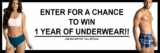 Watson’s Contest: Win 1 year of underwear