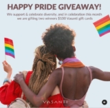 Vasanti Cosmetics Pride Giveaway: Win a $100 gift card for you and a friend