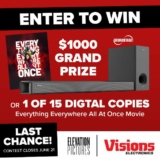 Visions Contest: Win a Soundstage Dolby Atmos soundbar and digital movies