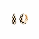 Win a $520 Pair Of Susie Wall’s Favourite Black & Gold Enamel Huggy Earrings By True Curated Designs