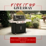 Fire it up Giveaway: Win a Weber Genesis E-335 Gas Grill valued at $1,699 from TA Appliances