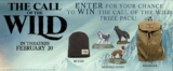 Landmark Cinemas Call of the Wild Contest: Win 1 of 10 prize packs with mini figurines and backpack
