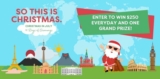 Cashco Christmas in July Giveaway: Win a $1,000 WestJet Travel Credit and more