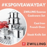 Kitchen Stuff Plus ZWILLING + Henckels Contest: Win a 10-piece Cookware Set, a 4.5L Cast Iron French Oven and a Steak Knife Set